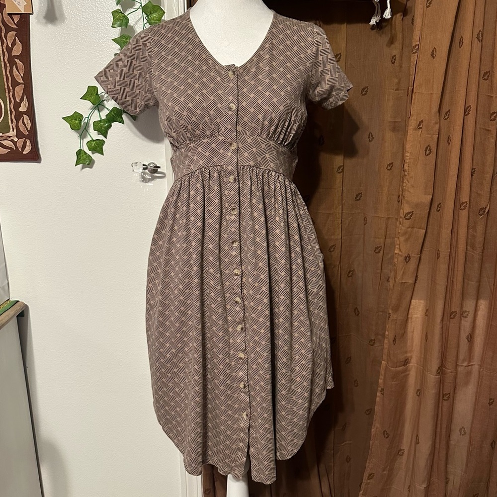 Kate Quinn Brown Midi Dress